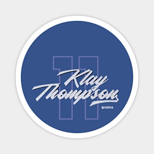 Klay Thompson Golden State Number Script Magnet